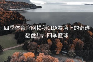 四季体育官网揭秘CBA赛场上的奇迹翻盘！，四季篮球