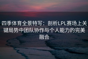 四季体育全景特写：剖析LPL赛场上关键局势中团队协作与个人能力的完美融合